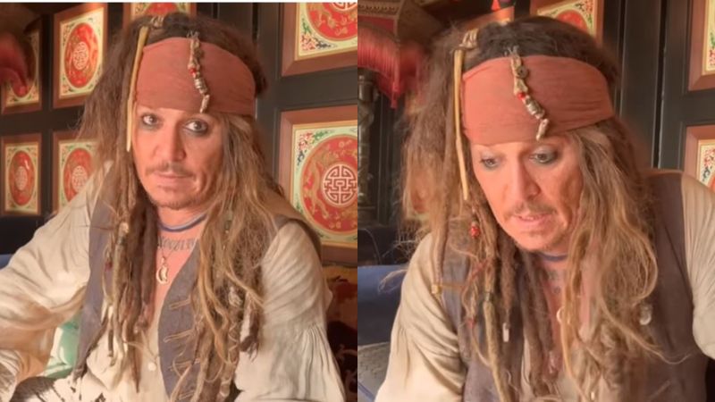Johnny Depp s-a transformat din nou &icirc;n Jack Sparow și nu, nu este pentru &bdquo;Pirații din Caraibe 6&rdquo;. Actorul a făcut un gest caritabil