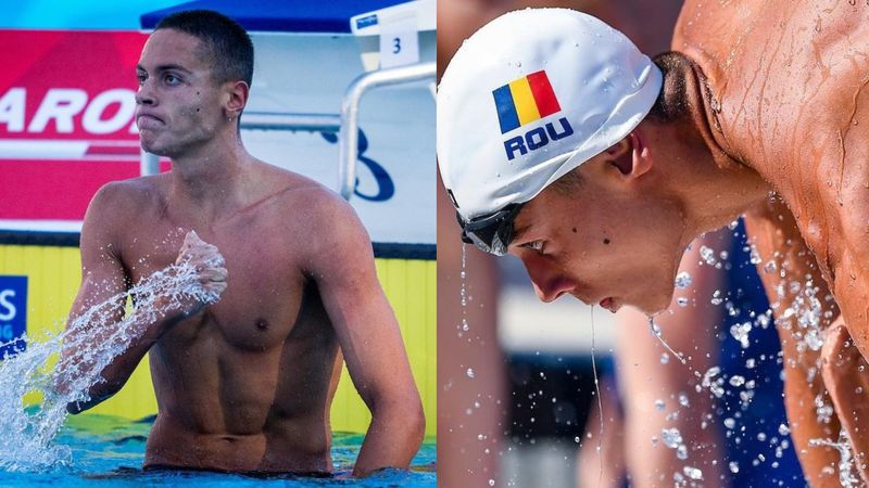 David Popovici, &icirc;n finala de 200 de metri liber la Campionatul Mondial &icirc;n bazin scurt! &Icirc;notătorul a reușit să termine pe primul loc