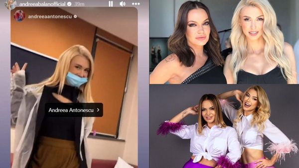 Andreea Bălan, vizită specială alături de fetițe în salonul Andreei Antonescu, după ce a născut pentru a doua oară