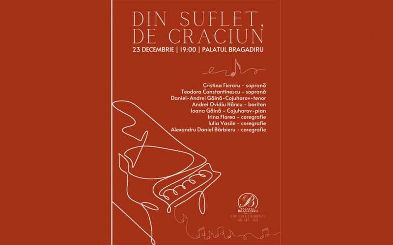  Evenimente pentru perioada 23 - 25  decembrie 2022 în București