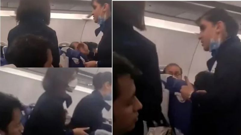 Imagini virale! O &icirc;nsoțitoare de zbor se ceartă cu un pasager: &bdquo;Ține-ți gura, nu sunt servitoarea ta&rdquo;