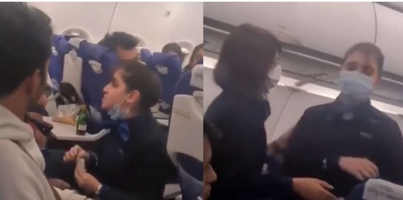 Imagini virale! O însoțitoare de zbor se ceartă cu un pasager: „Ține-ți gura, nu sunt servitoarea ta”