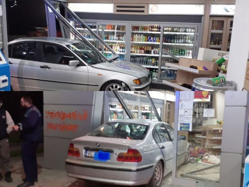 Dimineața Nebună. Un tânăr a intrat cu mașina direct în benzinărie. Audio