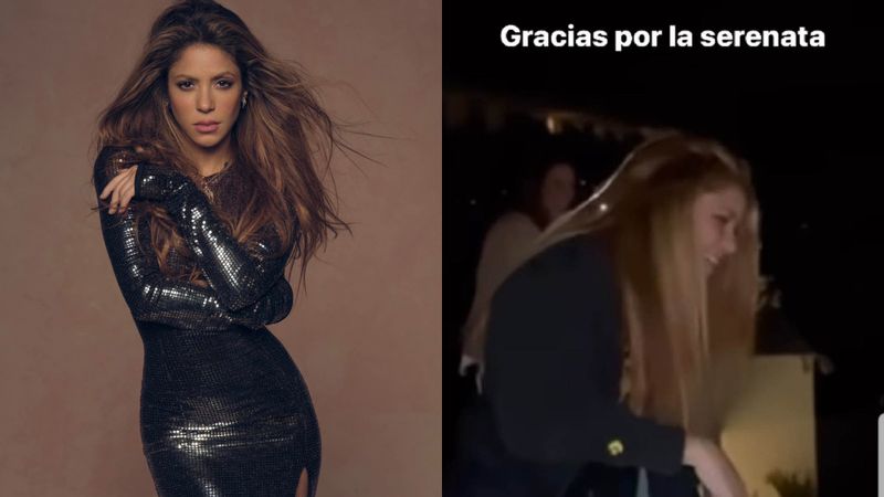 Shakira este surprinsă de fani cu o serenadă la ea acasă după succesul piesei &icirc;n care &icirc;l ironizează pe fostul ei partener, Gerard Pique