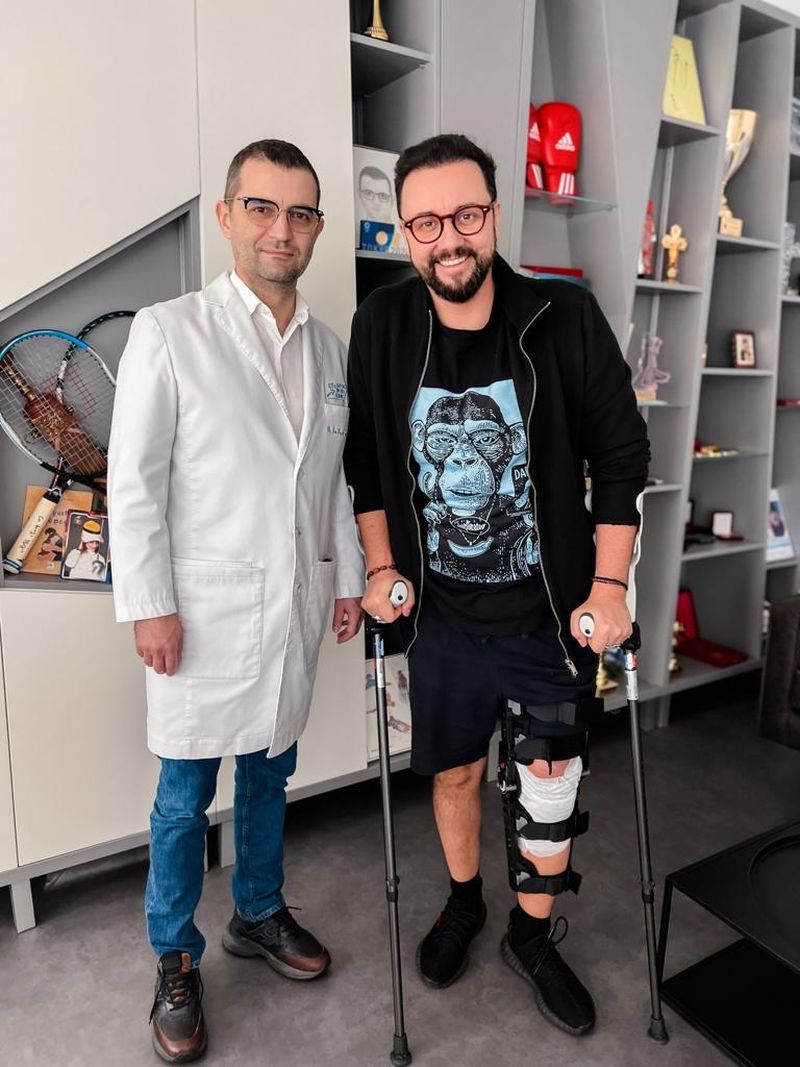 Ion Bogdan Codorean si Catalin Maruta dupa operatie