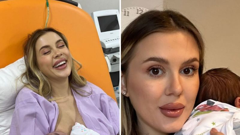 VIDEO Emily Burghelea s-a filmat &icirc;n lejerie intimă la o zi după ce a născut: "Cam așa arată corpul meu, la fix o zi după naștere!" Ce mesaj i-a lăsat soțul ei c&acirc;nd a vazut-o