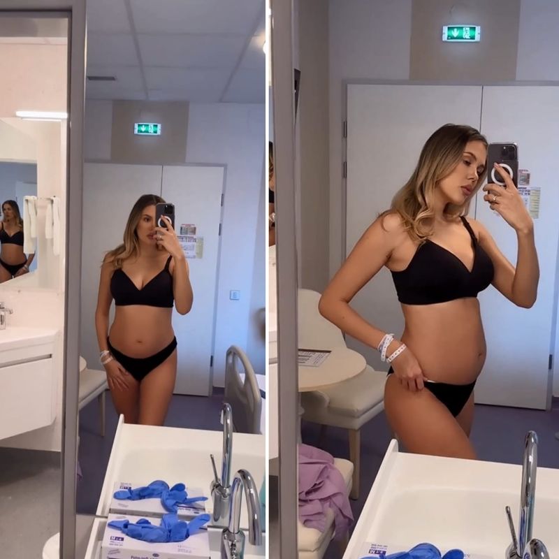 Emily Burghelea s-a filmat in costum de baie