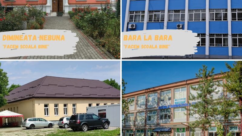 Care sunt cele 4 școli care intră &icirc;n cursa finală a campaniei "Facem școala bine!"