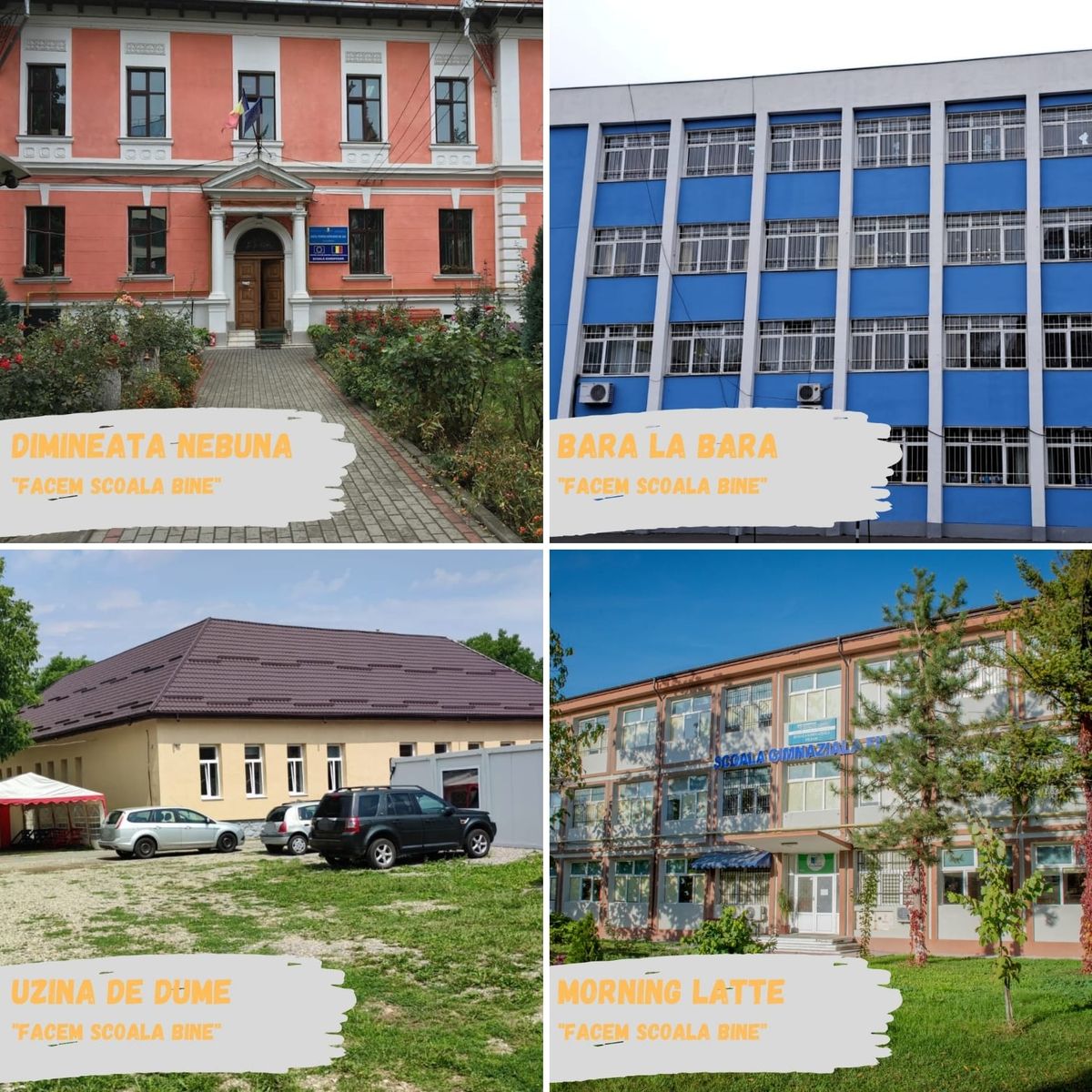 Cele 4 scoli care intra in cursa finala