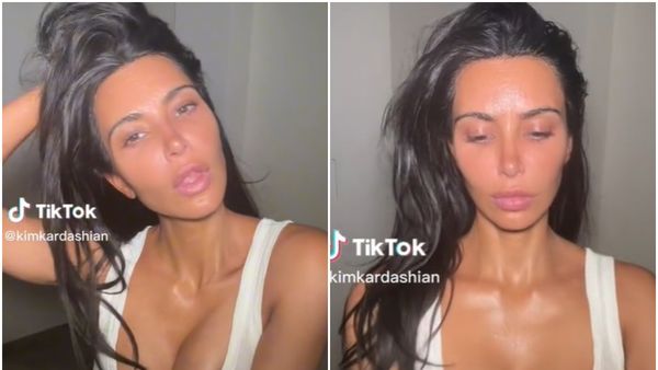 Kim Kardashian, de nerecunoscut fara machiaj intr-un clip pe TikTok. Cum a aparut starleta in fata fanilor