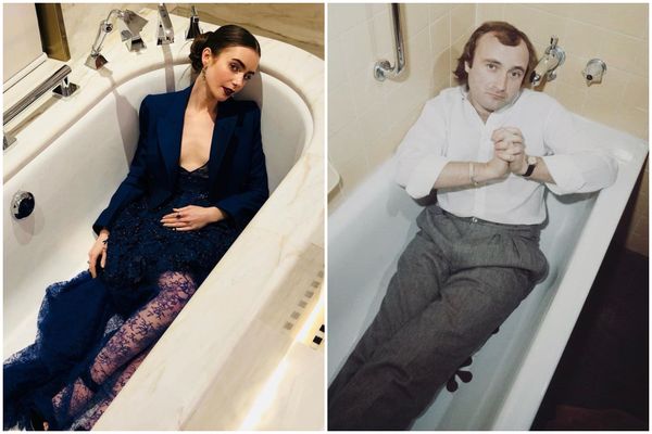 Fanii, socati cand au aflat ca Lily Collins este fiica lui Phil Collins. Starul din Emily in Paris, dezvaluiri despre relatia tumultoasa cu tatal ei