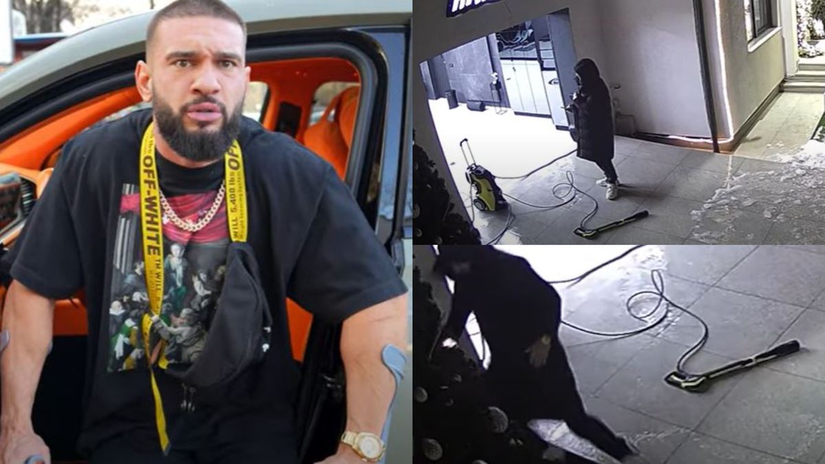 Dorian Popa şi-a rupt genunchiul după ce a căzut de pe rampa din faţa casei sale