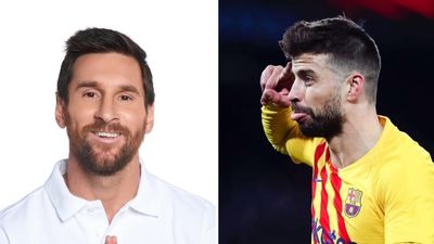 Messi i-a scris pe vestiarul lui Pique 