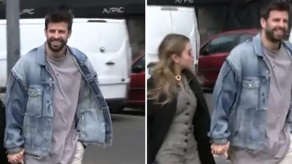 VIDEO Gerard Pique și iubita tinerică la plimbare pe străzile Barcelonei. Cum a reacționat sportivul c&acirc;nd Clara Chia a intrat &icirc;ntr-un panou publicitar