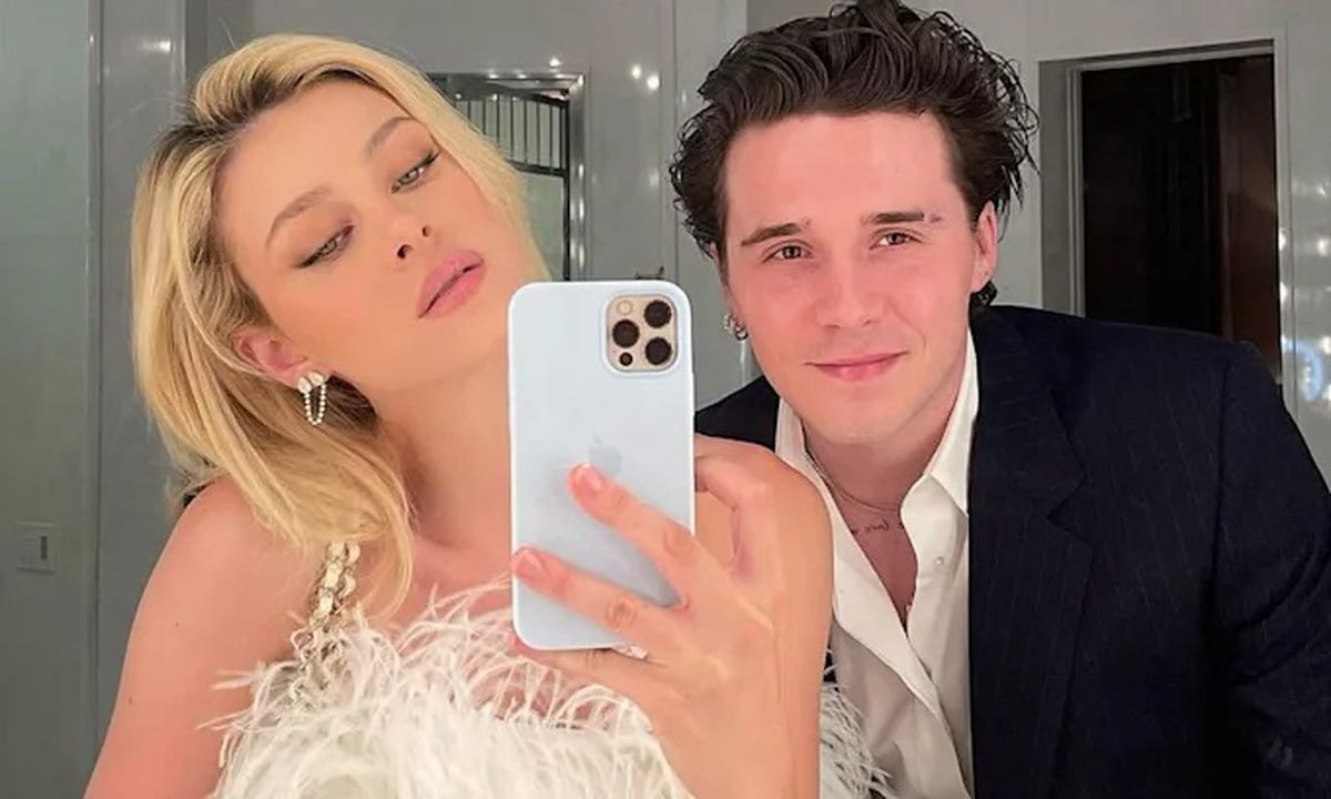 Nicola Peltz și Brooklyn Beckham 