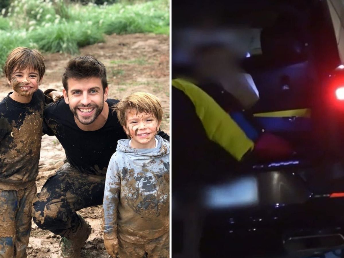 Pique criticat dupa ce si-a lasat copilul in ploaie