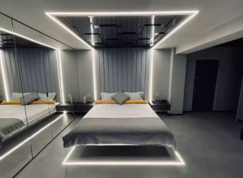 garsoniera pe care Dorian Popa o închiriază în București