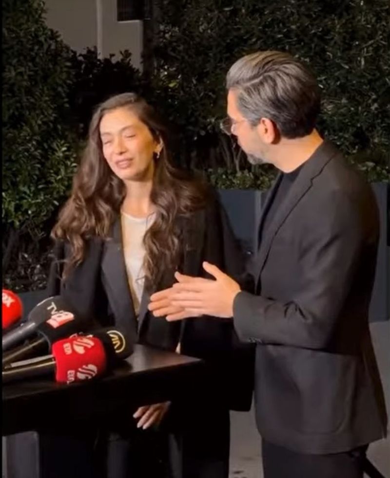 Neslihan Atagul si Kadir Dogulu la strangerea de fonduri