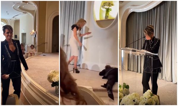 Halle Berry a căzut de pe scenă la un eveniment caritabil! Imaginile le-au dat fiori celor prezenți l&acirc;ngă actriță
