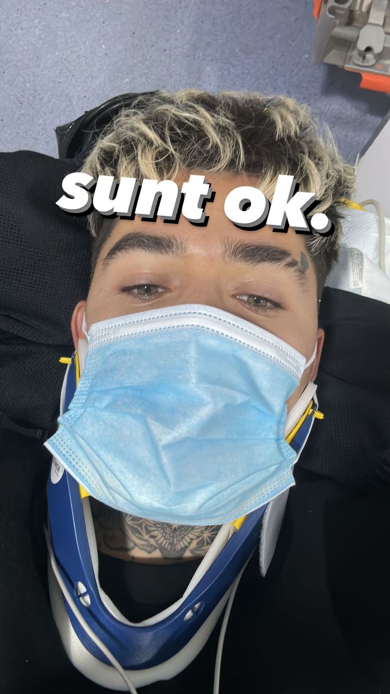 Lino Golden a fost transportat la spital