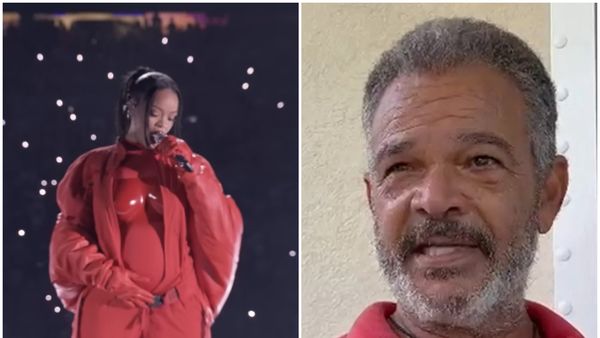 "O, Dumnezeule, fetița mea pare însărcinată!" Reactia uluitoare a tatalui Rihannei cand o vede pe scena de la Super Bowl 2023. Barbatul a aflat in direct ca fiica lui asteapta cel de-al doilea copil