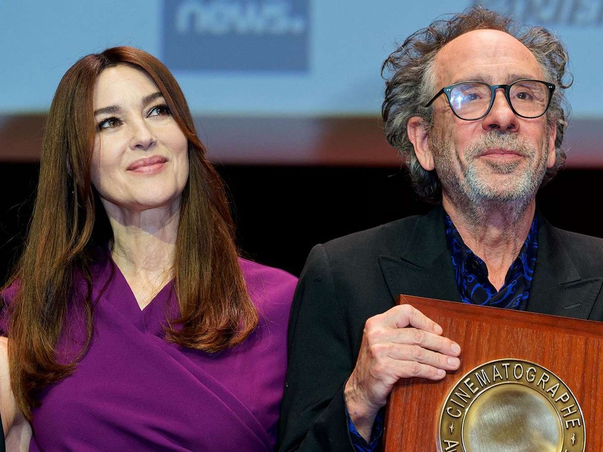 Monica Bellucci și Tim Burton, cel mai nou cuplu de la Hollywood