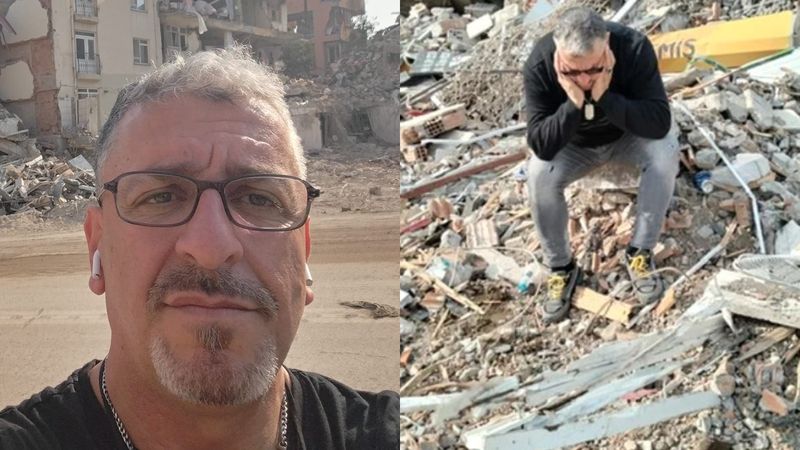 &bdquo;E dezastru! Sunt mulți oameni, &icirc;ncă, prinși sub ruine&rdquo;. Gazi Demirel trece printr-o suferință greu de descris. Artistul turc a ajuns pe strada pe care a copilărit
