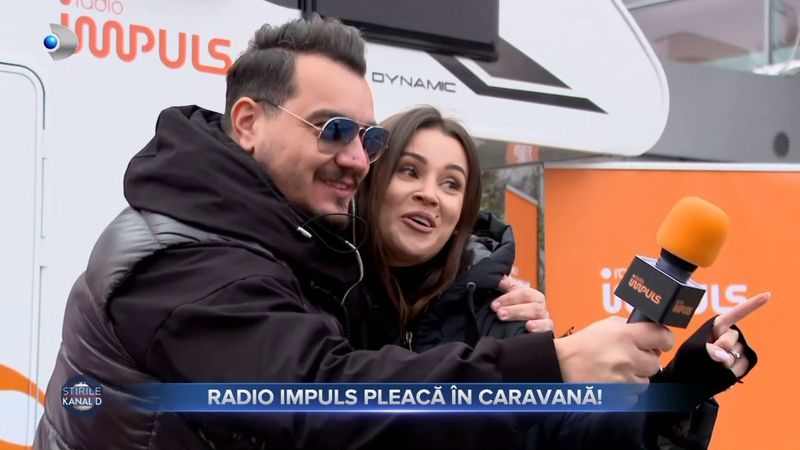 Bursucu si Ana-Maria Barnoschi in caravana Radio Impuls