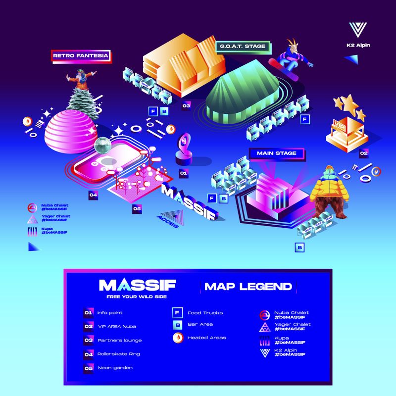 Vineri, 3 martie 2023, începe MASSIF FESTIVAL 2023: Programul concertelor