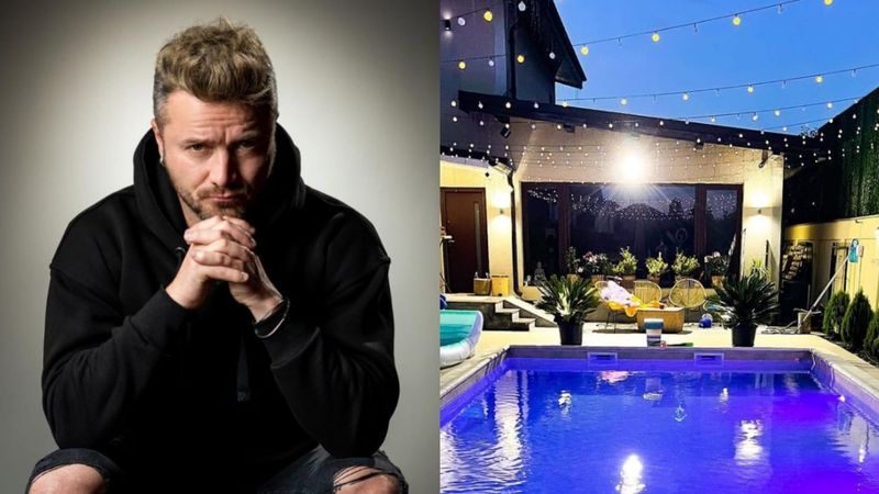 Tavi Clonda, m&acirc;ndru de vila de lux la care a muncit ani &icirc;ntregi alaturi de soția lui. Piscina din curtea casei, piesa de rezistență a locuinței de vis