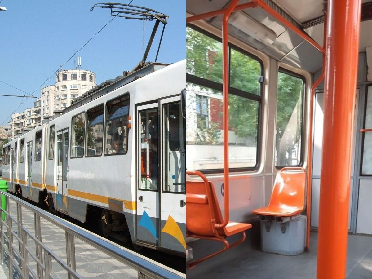 Ce a găsit o femeie atunci când s-a urcat într-un tramvai din București