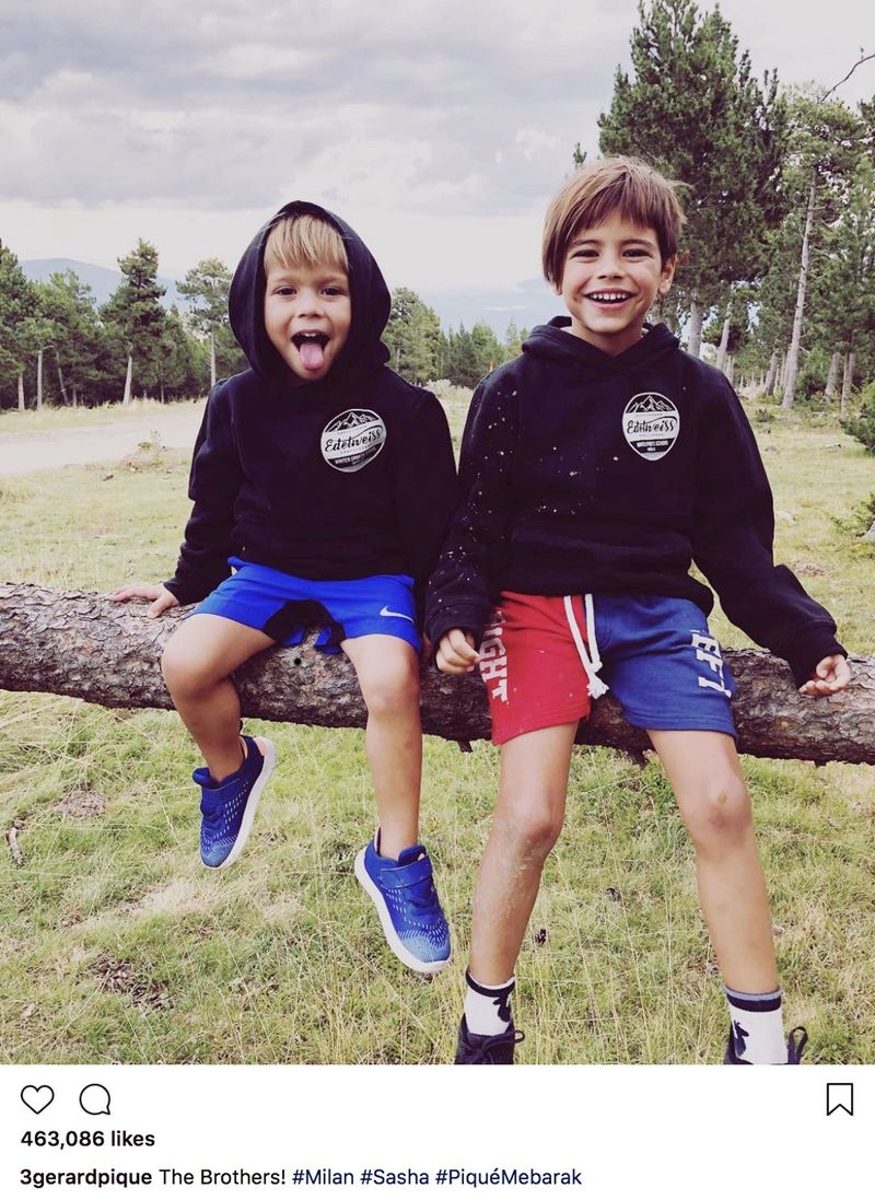 Sasha si Milan, cei doi copii ai Shakirei si ai lui Pique