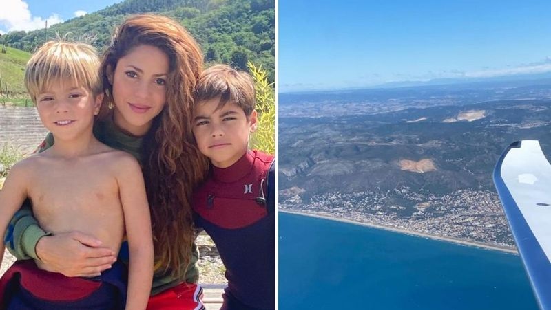 Shakira a plecat cu copiii la Miami