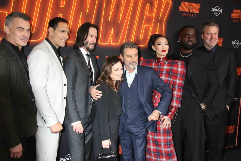 Intreaga distribuitie a filmului John Wick 4 la premiera pe covorul rosu