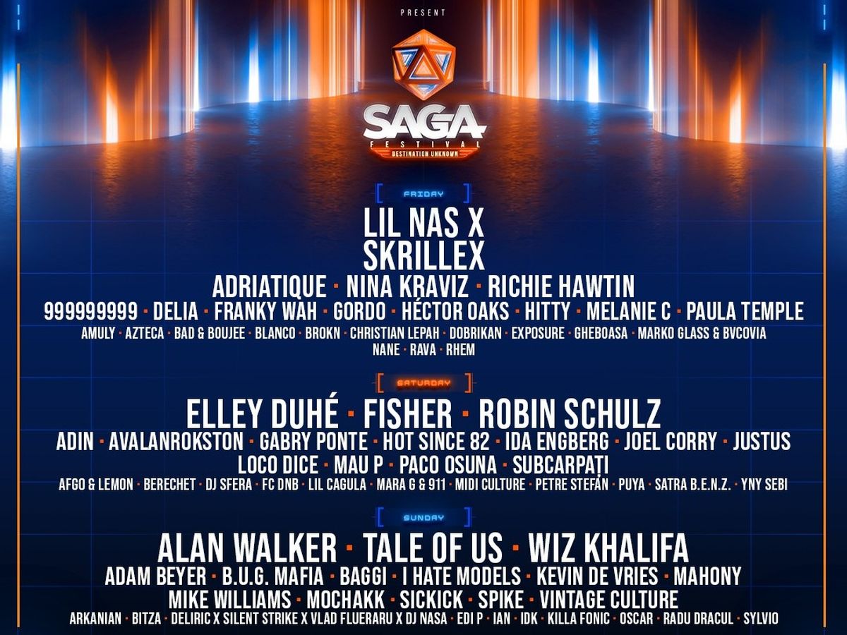 SAGA Festival anunță programul pe zile pentru cea de-a treia ediție