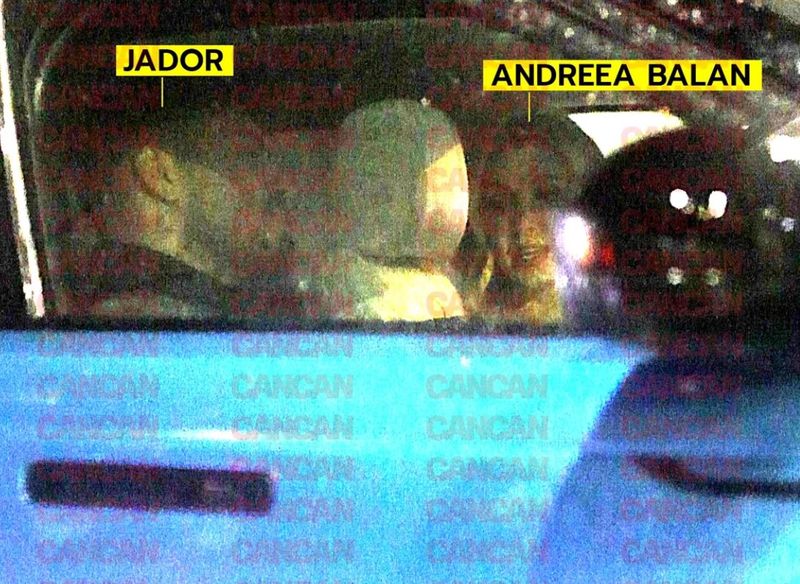 Andreea Bălan și Jador, surprinți în ipostaze tandre în mașina artistei