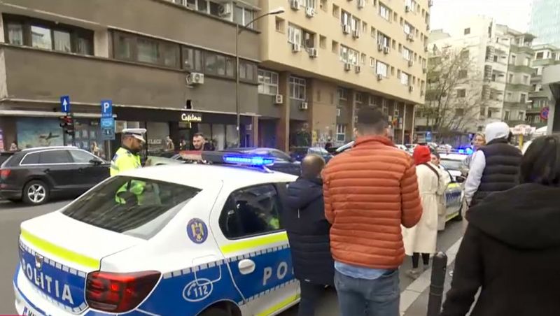 Momentul in care a fost accidentat mortal barbatul de catre Monica Odagiu