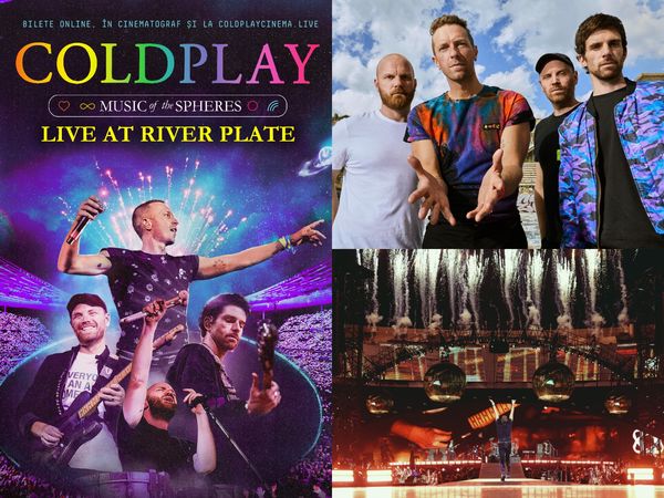 Veste bună pentru fanii Coldplay! Music Of The Spheres: Live At River Plate se difuzează &icirc;n cinematografele din &icirc;ntreaga lume  pe 19 și 23 aprilie