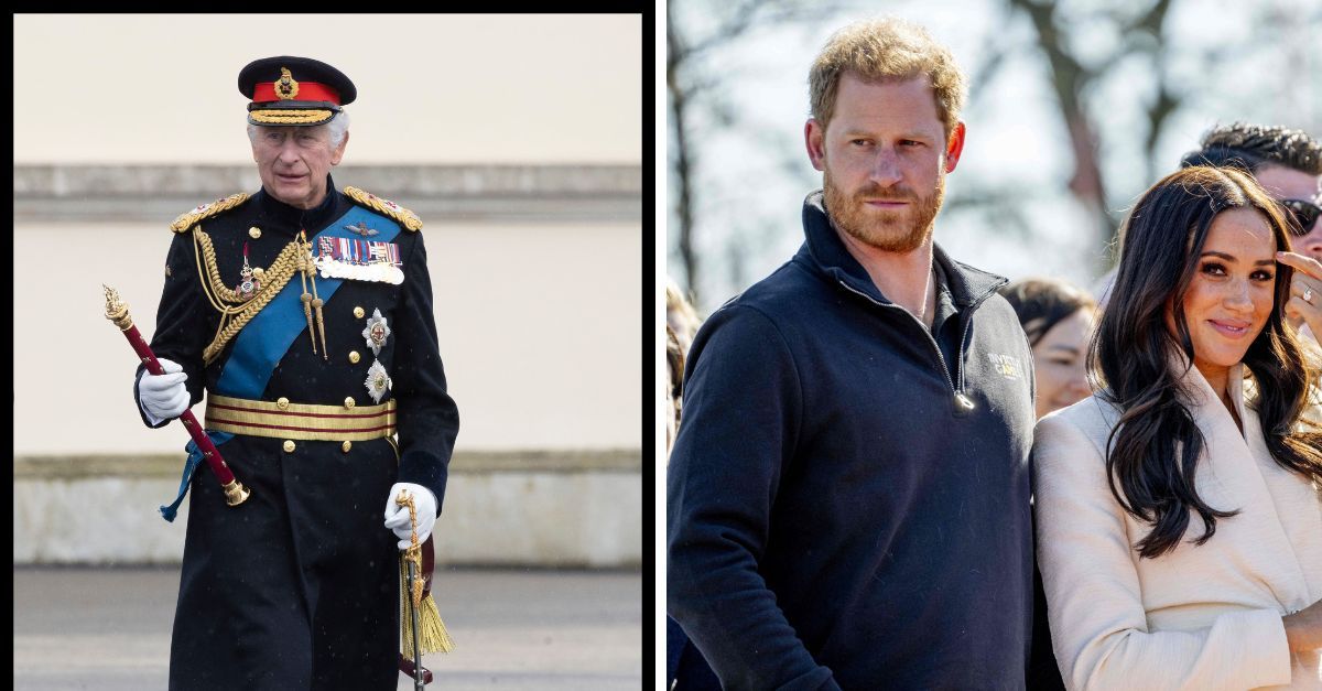 Prințul Harry si regele Charles al III-lea