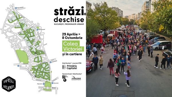 Străzi deschise București 2023: Programul evenimentelor