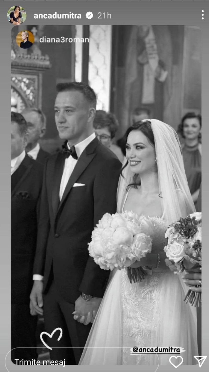 Anca Dumitra s-a căsătorit religios, în secret, cu Manfred Spendier.