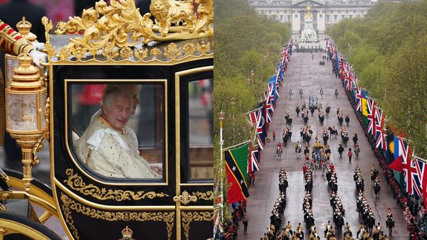 Primele imagini de la încoronarea Regelui Charles al III-lea. Motivele pentru care cei doi suverani au purtat veșminte în nuanțe de alb