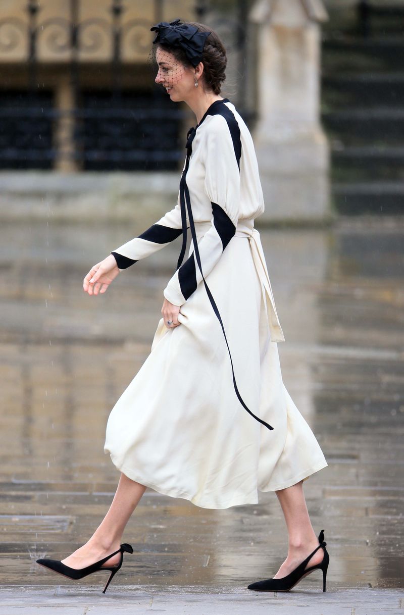 Rose Hanbury la incoronarea regelui Charles al III-lea