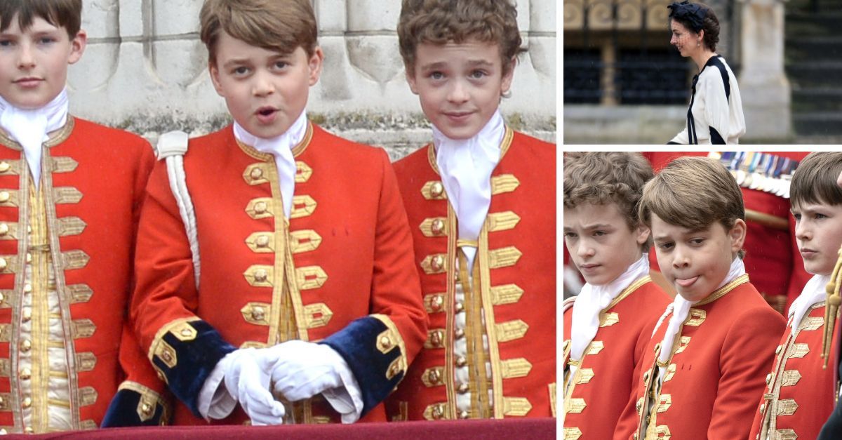 Lordul Oliver Cholmondeley la incoronare