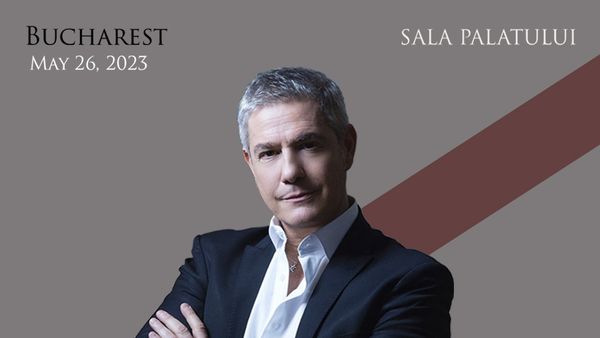 Celebrul tenor italian, Alessandro Safina revine pe scena Sălii Palatului din București cu un concert memorabil!