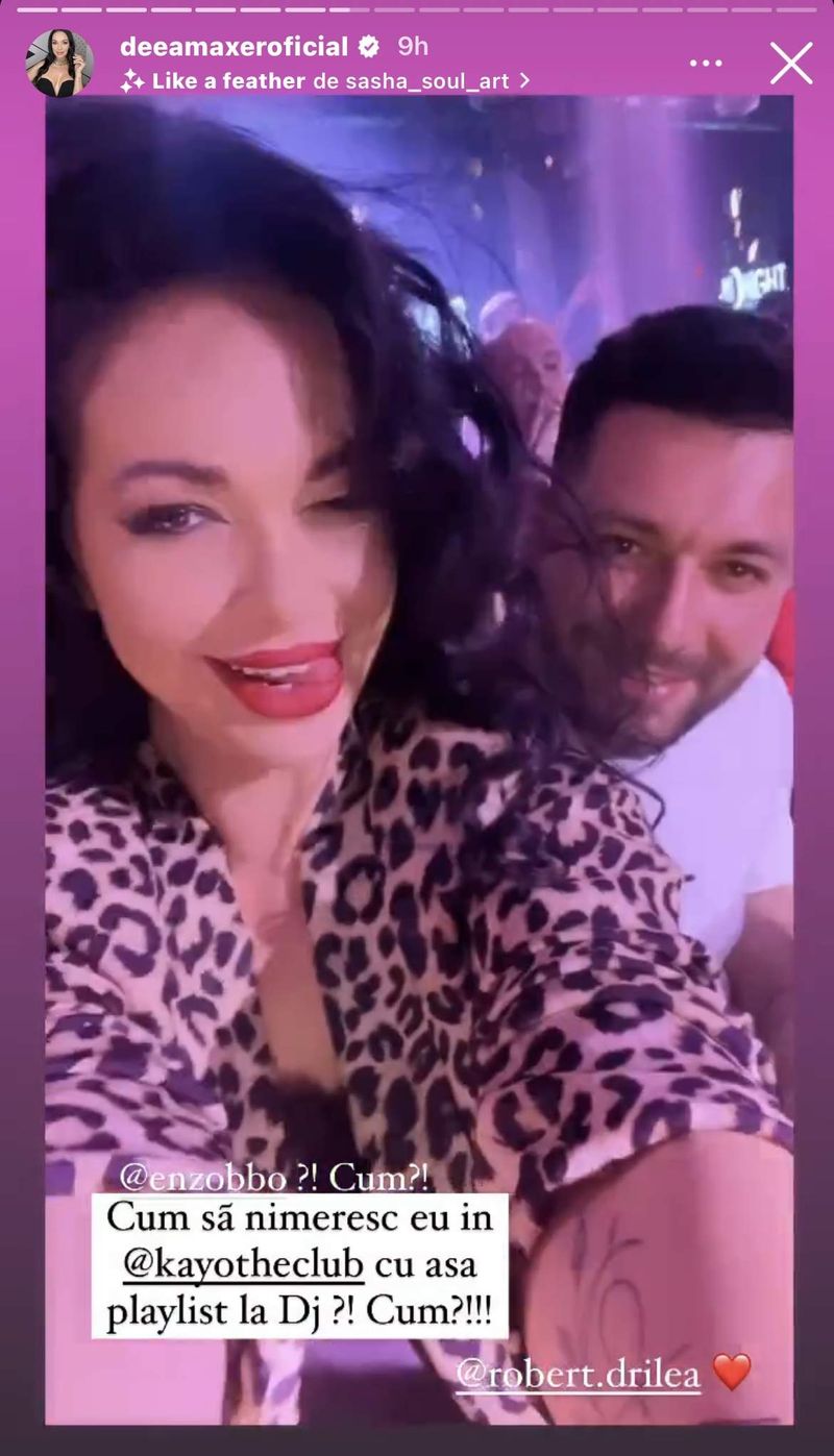 Deea Maxer, declarație de dragoste pentru noul iubit