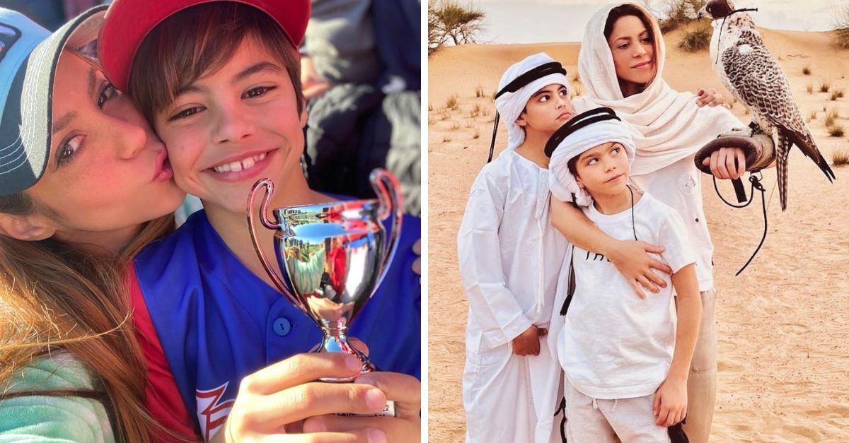 Pique si-a pus copiii intr-o ipostaza jenanta