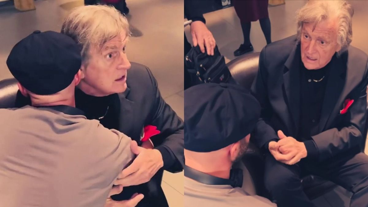 Mihai Bendeac, în genunchi în fața lui Florin Piersic