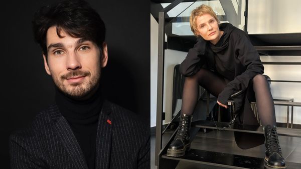 Anghel Damian, surprins în vizită la Lia Bugnar. Regizorul a lăsat-o în mașină pe Theo Rose și a intrat în locuința fostei sale iubite