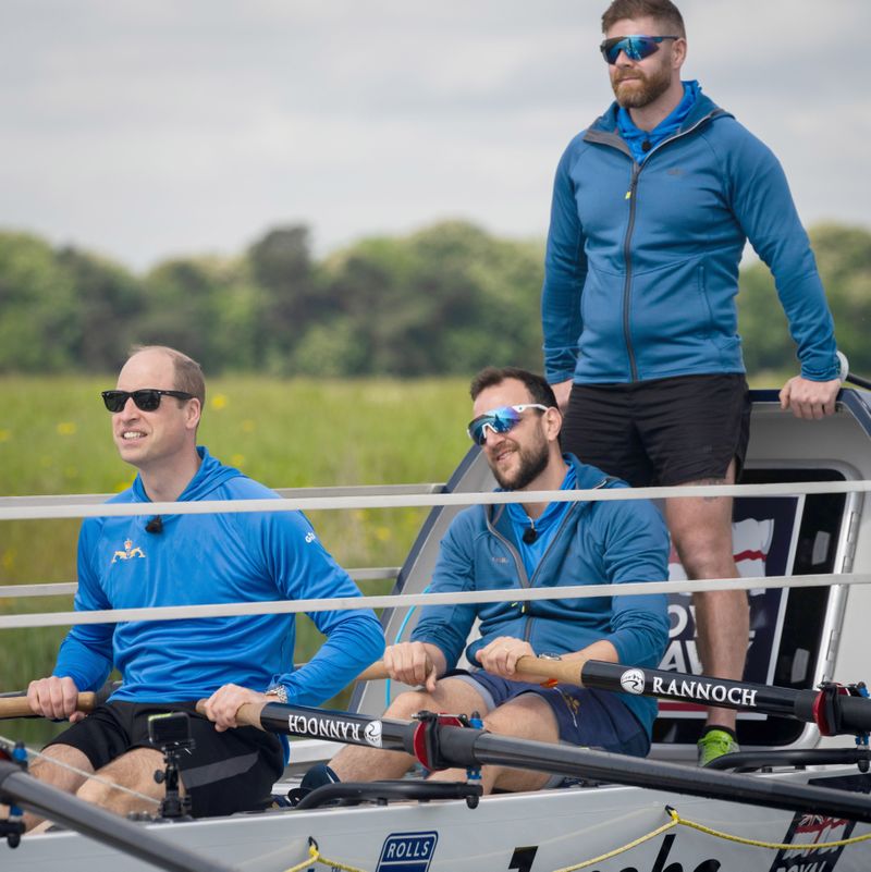 Printul William si-a aratat picioarele